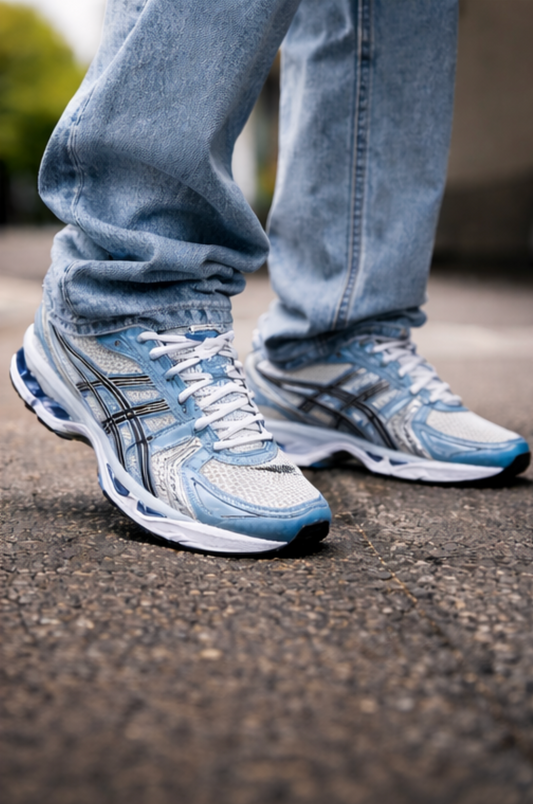 ASICS Kayano 14 White Fjord Grey: dé hype van dit moment?
