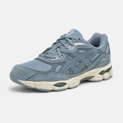 Asics Gel-NYC Dolphin Grey Fjord Grey - zijaanzicht schuin