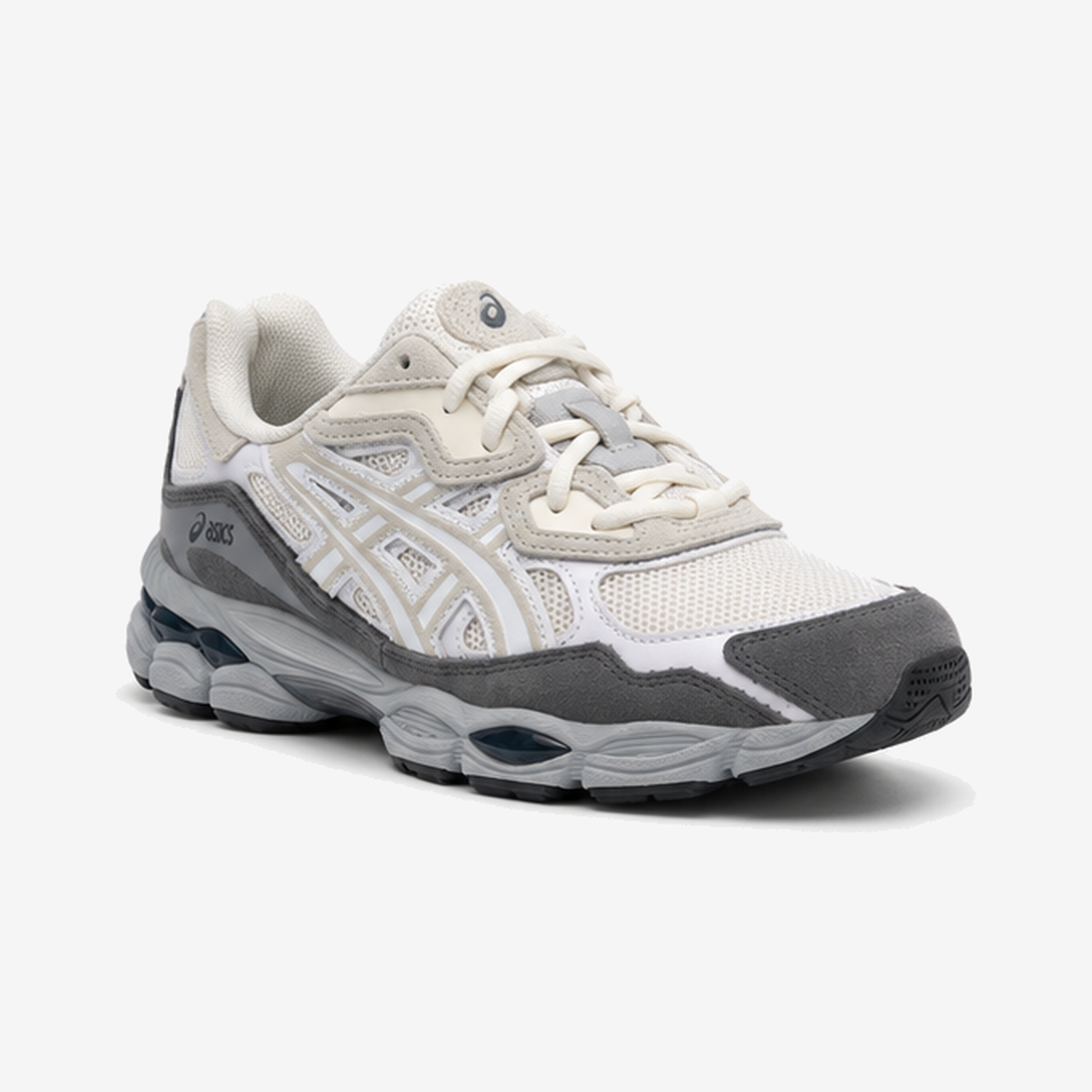 Asics Gel-NYC Cream White - zijaanzicht schuin