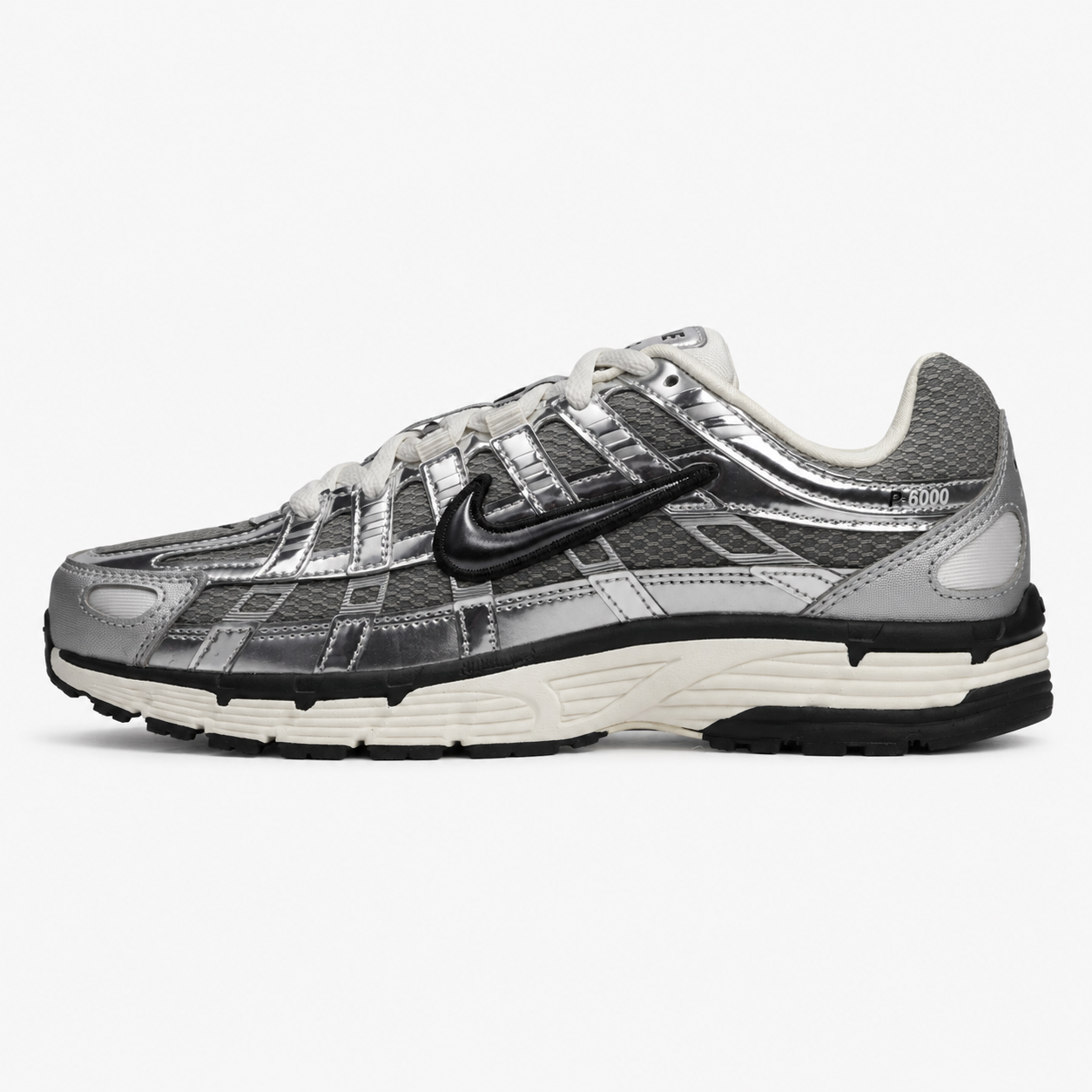 Nike P-6000 Silver Metallic - zijkant