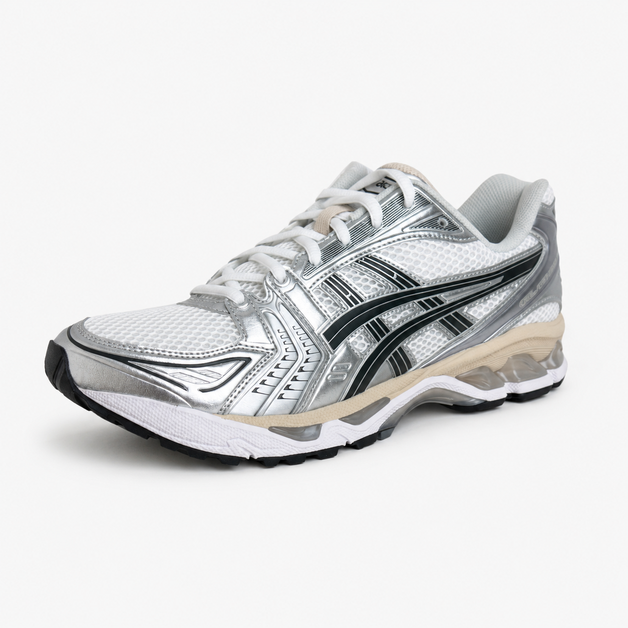 Asics Gel-Kayano 14 White Graphite Grey - bovenaanzicht