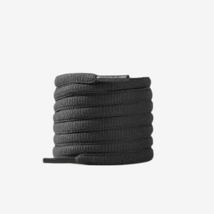 Ovale schoenveters 120 cm zwart